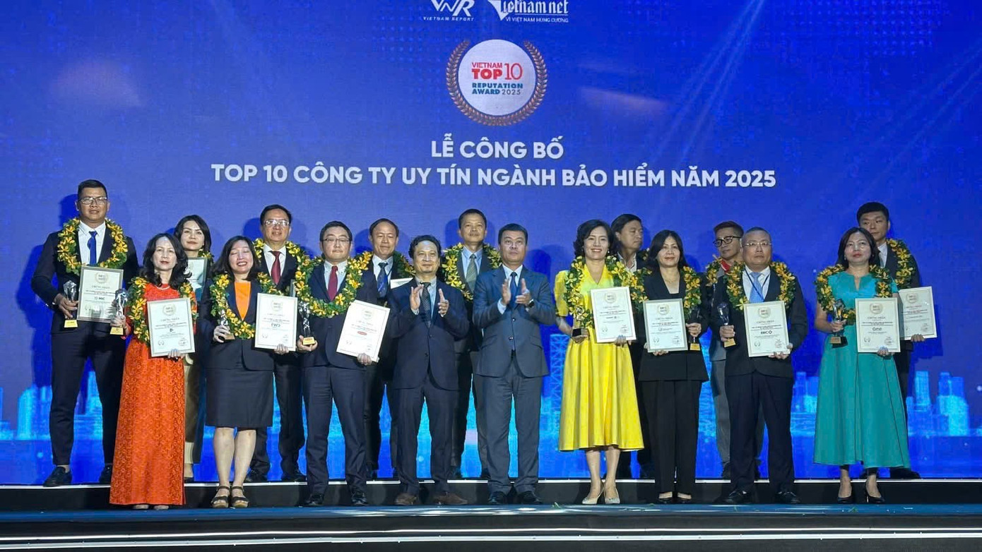 Cathay Life Việt Nam được vinh danh top 10 công ty BHNT uy tín năm 2025